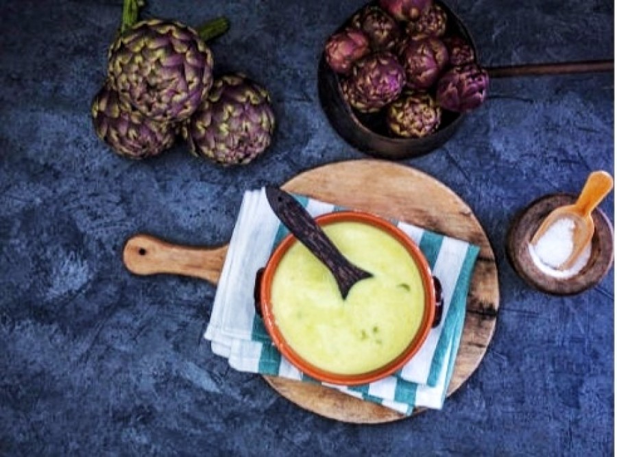 Vellutata di Carciofi e Topinambur